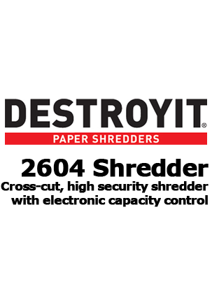 Destroyit 2604 Paper Shredder from Chicago Business Machines in Chicago, Illinois